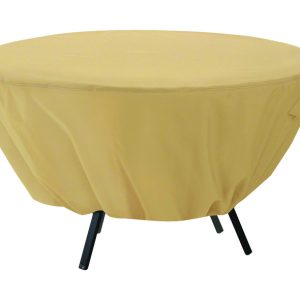 Classic Accessories Terrazzo 23 in. H X 50 in. W X 50 in. L Brown Polyester Table Cover