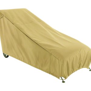 Classic Accessories Terrazzo 29 in. H X 28 in. W X 65 in. L Brown Polyester Chaise Lounge Cover