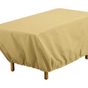 Classic Accessories 18 in. H X 25 in. W X 48 in. L Brown Polyester Coffee Table Cover