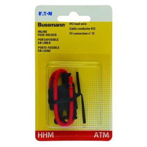 Bussmann 30 amps ATM Black In-Line Fuse Holder 1 pk