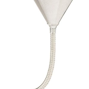 LubriMatic Silver 17.5 in. H Steel 24 oz Flexible Funnel