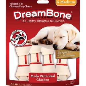 DreamBone Chicken/Vegetables Chews For Dog 11 oz 4 pk