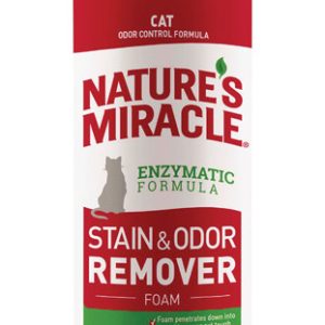 Nature's Miracle Cat Foam Enzyme Stain And Odor Remover 17.5 oz