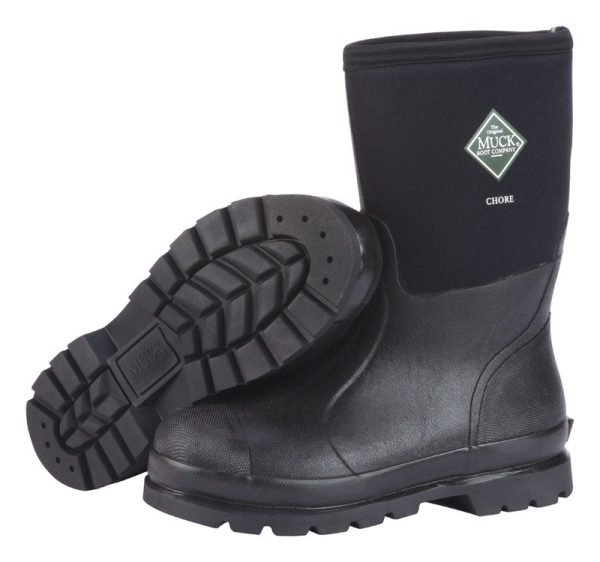 The Original Muck Boot Company Chore Mid Men's Boots 12 US Black