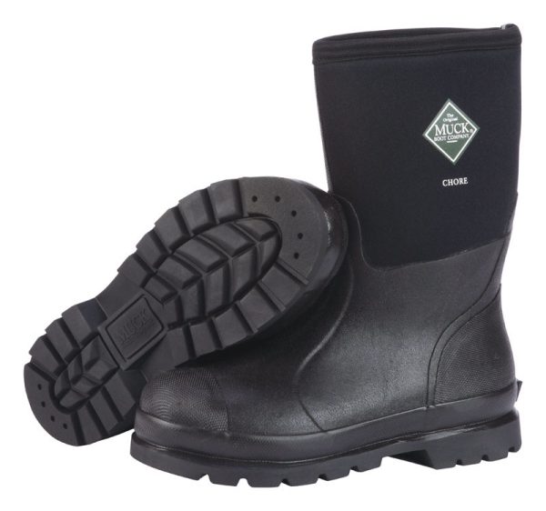 The Original Muck Boot Company Chore Mid Men's Boots 10 US Black