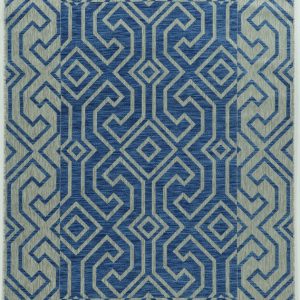 Linon Home Decor 6.5 ft. L X 9.5 ft. W Blue/Gray Polypropylene Rug