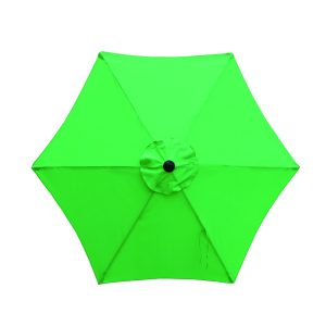 Living Accents 7.5 ft. Hunter Green Market Umbrella