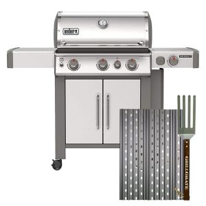GrillGrate For Weber Genesis II 2016-Present HALF SET GrillGrate Set 18.8 in. L X 12.38 in. W