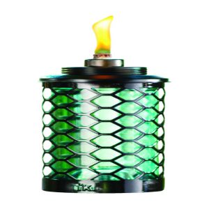 TIKI Blue Glass 65 in. Honeycomb Garden Torch 1 pc