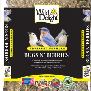 Wild Delight Bugs N' Berries Assorted Species Safflower Seeds Wild Bird Food 4.5 lb