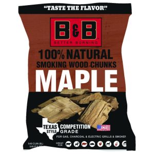 B&B Charcoal All Natural Maple Wood Smoking Chunks 549 cu in