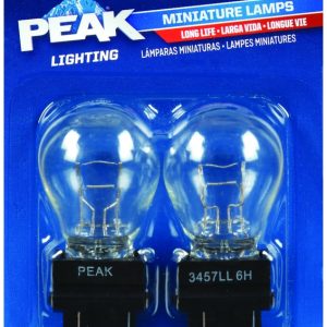 Peak Halogen Parking/Stop/Tail/Turn Miniature Automotive Bulb 3357 3457