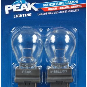 Peak Incandescent Parking/Stop/Tail/Turn Miniature Automotive Bulb 3156