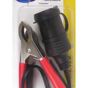 Custom Accessories 12 V Black Universal Battery Clips and Socket 1 pk