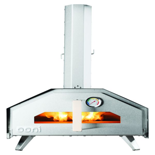 Ooni Pro 16 in. Charcoal/Wood Chunk Outdoor Pizza Oven Silver