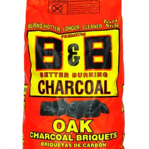 B&B Charcoal All Natural Oak Hardwood Charcoal Briquettes 17.6 lb