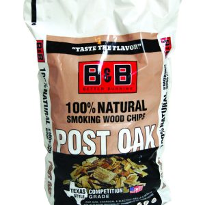 B&B Charcoal All Natural Oak Wood Smoking Chips 180 cu in