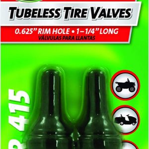 Slime Rubber 1 psi Tubeless Tire Valve 2 pk