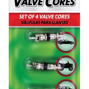 Slime Metal 1 psi Tire Valve Core 4 pk