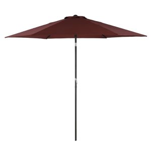 Ace Redmond 107.96 in. Tiltable Burgundy Market Umbrella