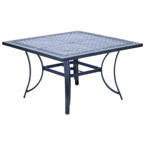 Living Accents Sonora Gray Square Aluminum Dining Table