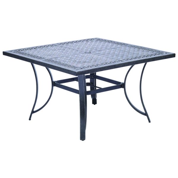 Living Accents Sonora Gray Square Aluminum Dining Table