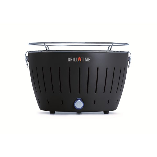 Grill time 12.5 in. Tailgater GT Charcoal Grill Gray