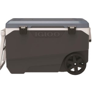Igloo MaxCold Latitude Blue/Gray 90 qt Roller Cooler
