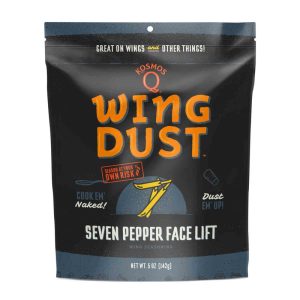 Kosmos Q Wing Dust 7 Pepper Face Lift Wing Seasoning 5 oz