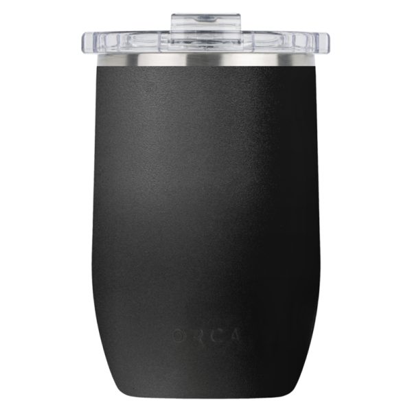 ORCA Vino 12 oz Black BPA Free Tumbler with Lid