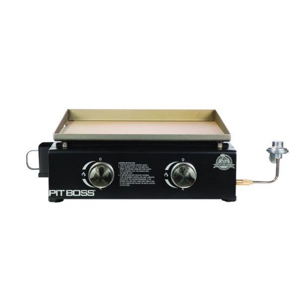 Pit Boss PB336GS 2 Burner Liquid Propane Tabletop Outdoor Griddle Black