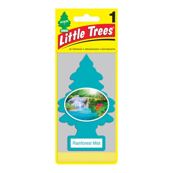 Little Trees Rainforest Mist Scent Air Freshener Solid 1 pk
