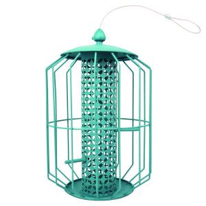 Perky-Pet Wild Bird 1 lb Metal Cage Bird Feeder 2 ports