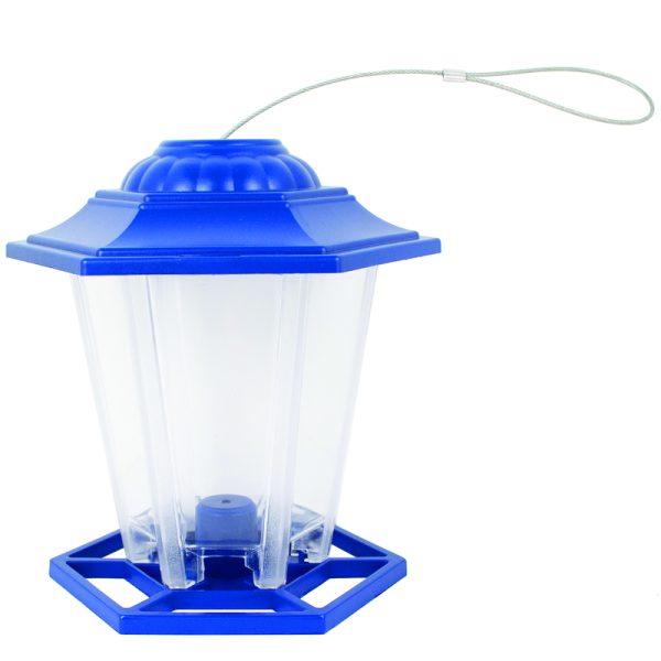 Perky-Pet Wild Bird 1.5 lb Plastic Carriage Bird Feeder 6 ports