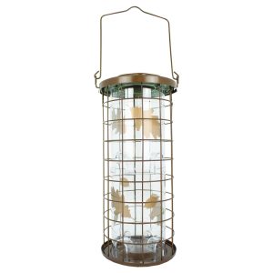 Perky-Pet Squirrel Stumper Wild Bird 3 lb Metal/Plastic Bird Feeder 8 ports