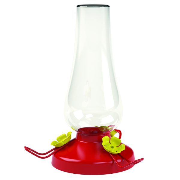 Perky-Pet Hummingbird 20 oz Plastic Fluted Oil Lamp Nectar Feeder 3 ports