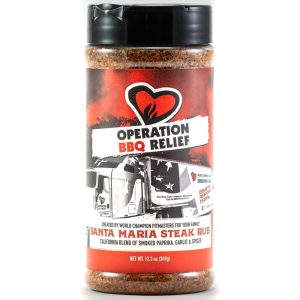 Operation BBQ Relief Santa Maria Steak Seasoning Rub 12.3 oz