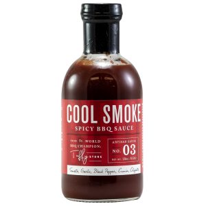 Cool Smoke Tuffy Stone Spicy BBQ Sauce 18 oz