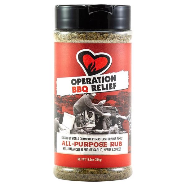 Operation BBQ Relief All Purpose BBQ Rub 12.5 oz