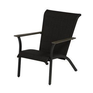 Living Accents Chicago Galvanized Brown Steel Frame Adirondack Armchair