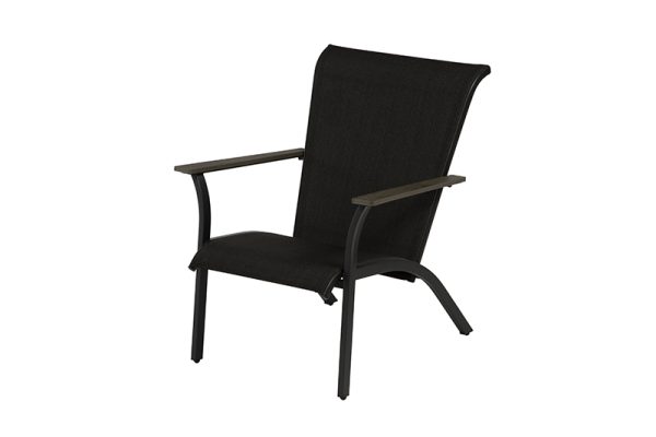 Living Accents Chicago Galvanized Brown Steel Frame Adirondack Armchair