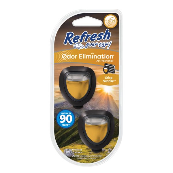 Refresh Your Car! Crisp Sunrise Air Freshener 2 pk