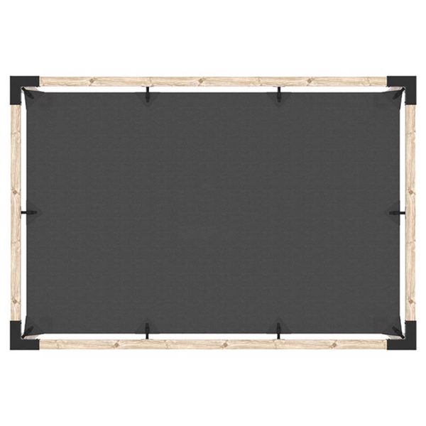 Toja Grid Polyethylene Shade Cloth 8 ft. H X 12 ft. W