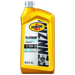 Pennzoil Platinum 10W-30 4-Cycle Synthetic Motor Oil 1 qt 1 pk