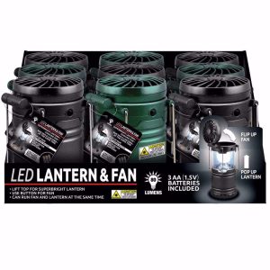Blazing LEDz 80 lm Assorted LED LED Lantern & Fan