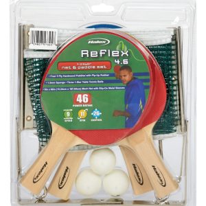 Halex Table Tennis Set Hardwood/Rubber Assorted