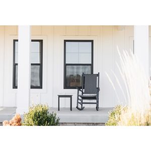 Jack Post Knollwood Black Wood Frame Rocking Chair