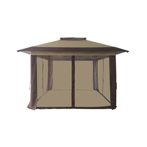 Crown Shades Canopy with Screen Kit 10 ft. H X 10 ft. W X 10 ft. L