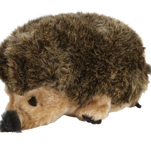 Zoobilee Brown Hedgehog Plush Dog Toy Large 1 pk