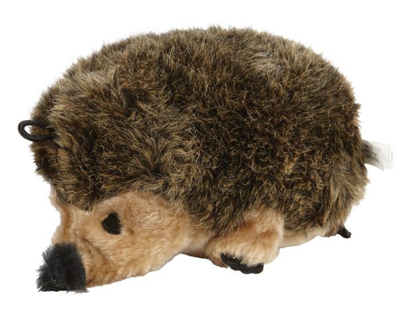 Zoobilee Brown Hedgehog Plush Dog Toy Large 1 pk